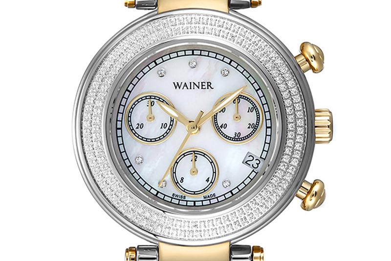 بررسی ظاهری ساعت مچی زنانه واینر مدل WA.11077-D
